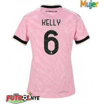 Camiseta Juventus Lloyd Kelly #6 Visitante Equipación para mujer 2026-27 manga corta